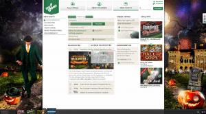Ist Mr Green Casino seriös? Screenshot des Menü "Mein Konto"